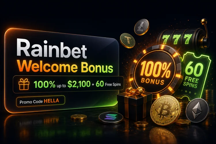 Rainbet welcome bonus and promo codes